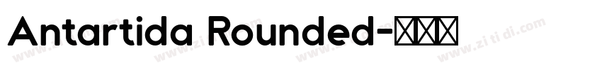 Antartida Rounded字体转换
